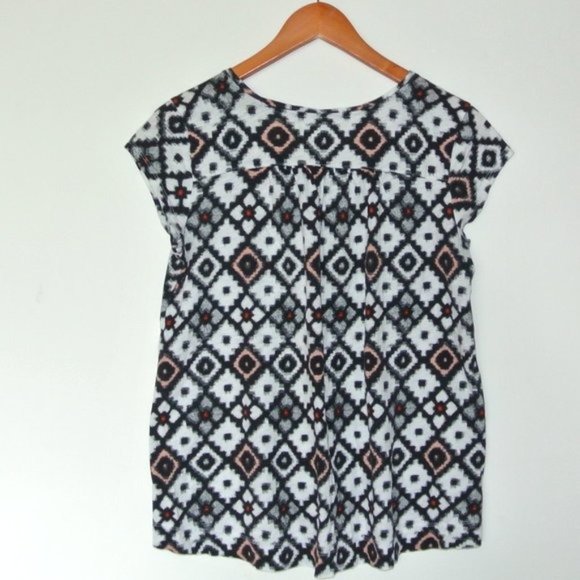 Loft‎ Vintage Soft Geometric Print T Shirt S - Picture 3 of 9